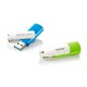 Apacer Pendrive AH335 32GB Green with USB 2.0 Connection, Rotate Design, Strap Hole, Plug and Play (AP32GAH335G-1)