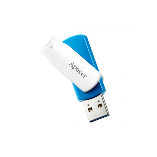 Apacer AH357 32GB Blue Pendrive with USB 3.2 Connection, Strap Hole, Plug and Play  (AP32GAH357U-1)