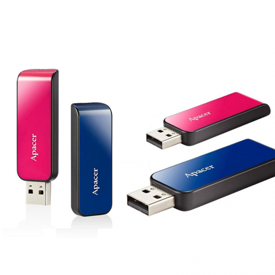 Apacer AH334 USB 2.0 Flash Drive 32GB Pink Pendrive Flash Drive