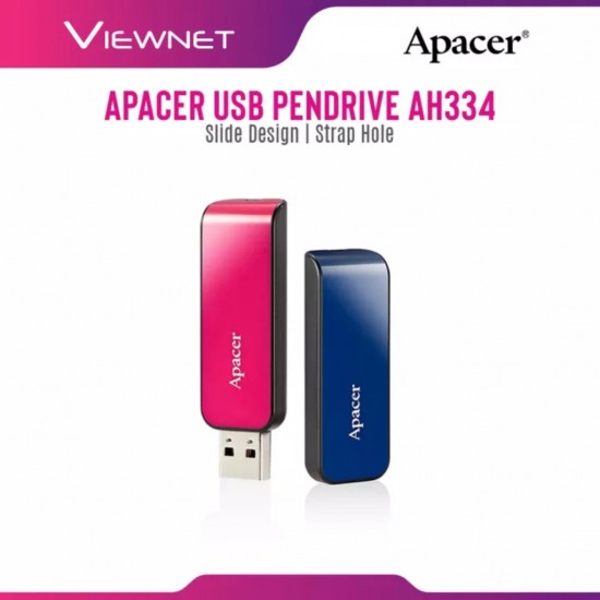 Apacer AH334 USB 2.0 Flash Drive 32GB Pink Pendrive Flash Drive