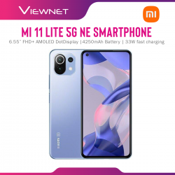 Xiaomi Mi 11 Lite 5G NE 11 Lite 8GB+256GB Smartphone |Bubblegum Blue| [ 1 Year Local Manufacturer Warranty ] 