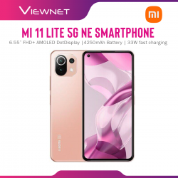Xiaomi Mi 11 Lite 5G NE 11 Lite 8GB+256GB Smartphone | Peach Pink | [ 1 Year Local Manufacturer Warranty ]