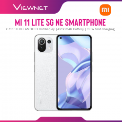 Xiaomi Mi 11 Lite 5G NE 11 Lite 8GB+256GB Smartphone | Snowflake White | [ 1 Year Local Manufacturer Warranty ]	